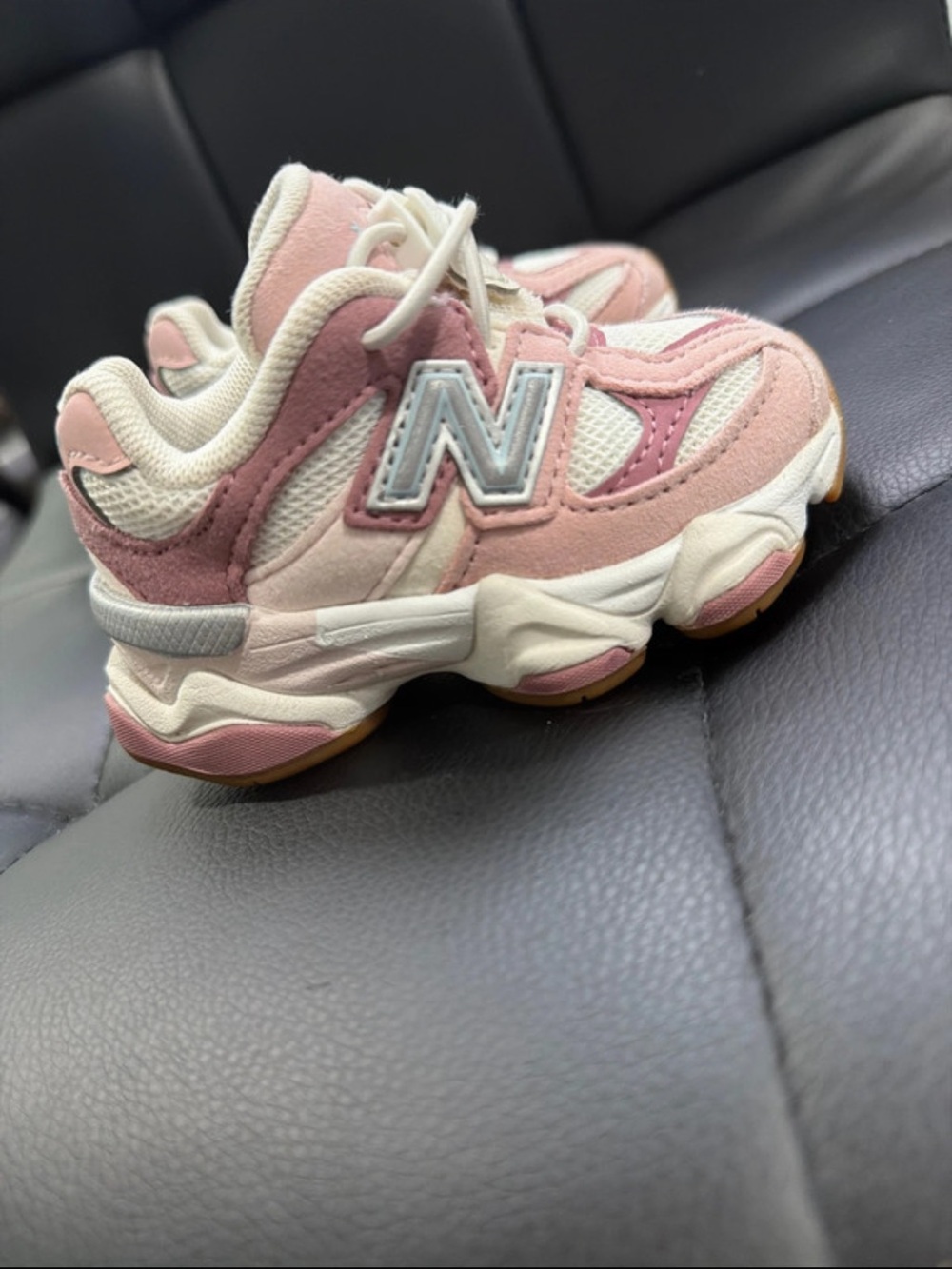 New Balance Kids Pink & Cream Retro Chunky Sneakers